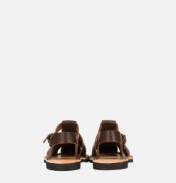 STEVE MONO Sandales | Artisanal Sandal Shoe 09 Chocolate