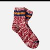 THUNDERS LOVE Chaussettes | Chaussettes Athletic Burgundy