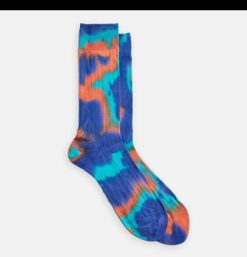 ROTOTO Chaussettes | Chaussettes Tie Dye Formal Blue