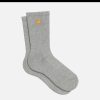 CARHARTT WIP Chaussettes | Chase Socks Grey Heather