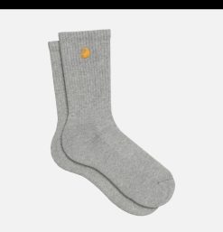 CARHARTT WIP Chaussettes | Chase Socks Grey Heather