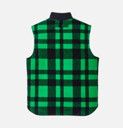 FILSON Blousons & Manteaux | Lined Mackinaw Wool Vest Green