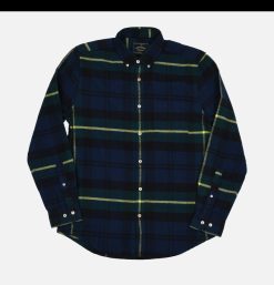 PORTUGUESE FLANNEL Chemises & Polos | Chemise Film Green