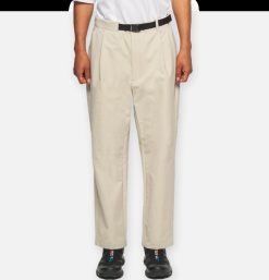 GOLDWIN Pantalons | One Tuck Ankle Pants Beige