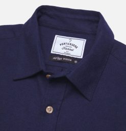 PORTUGUESE FLANNEL Chemises & Polos | Chemise Teca Navy