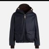 MANIFATTURA CECCARELLI Blousons & Manteaux | Blazer Coat Waxed Navy