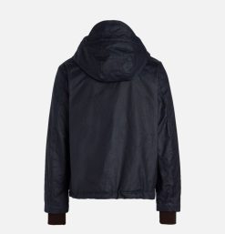 MANIFATTURA CECCARELLI Blousons & Manteaux | Blazer Coat Waxed Navy