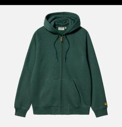 CARHARTT WIP Sweats & Polaires | Hooded Chase Jacket Discovery Green