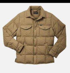 FILSON Blousons & Manteaux | Lightweight Down Jac Shirt Tan