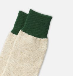 ROTOTO Chaussettes | Chaussette Double Silk Vert