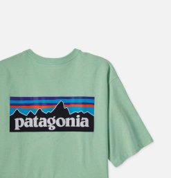 PATAGONIA T-Shirts | T-Shirt P6 Logo Tea Green