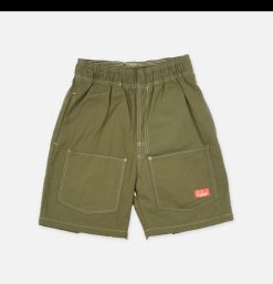 COOKMAN Shorts | Short Front Pocket Olive