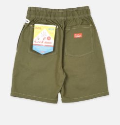 COOKMAN Shorts | Short Front Pocket Olive