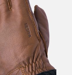 HESTRA Gants Bonnets Echarpes | Deerskin Gloves Chocolat