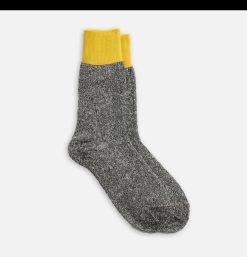 ROTOTO Chaussettes | Chaussette Double Silk Jaune