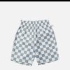 COOKMAN Shorts | Chef Short Checker Gray