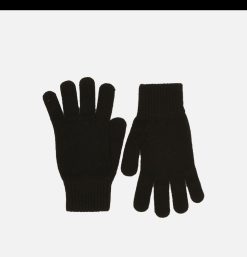 ROBERT MACKIE Gants Bonnets Echarpes | Gants En Laine Black