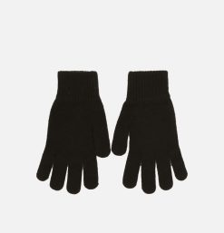 ROBERT MACKIE Gants Bonnets Echarpes | Gants En Laine Black