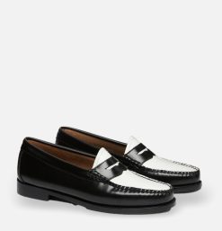 G.H. BASS Chaussures | Mocassin Weejuns Black & White Leather