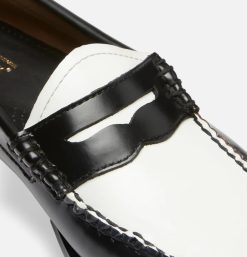 G.H. BASS Chaussures | Mocassin Weejuns Black & White Leather