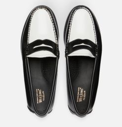 G.H. BASS Chaussures | Mocassin Weejuns Black & White Leather