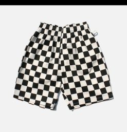 COOKMAN Shorts | Chef Short Checker Black