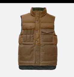 FILSON Blousons & Manteaux | Down Cruiser Vest Dark Tan