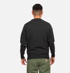 WILLIAM LOCKIE Pulls & Cardigans | Pull Col Rond Charcoal