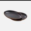 BAREBONES Outdoor | Small Enamel Plate X 2 Charcoal