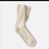 THUNDERS LOVE Chaussettes | Solid Wool Socks White