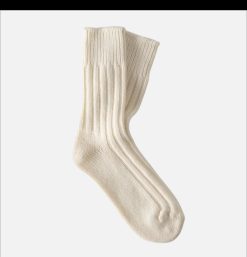 THUNDERS LOVE Chaussettes | Solid Wool Socks White