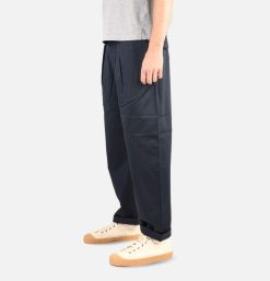 UNIVERSAL WORKS Chinos | Double Pleat Pant Navy