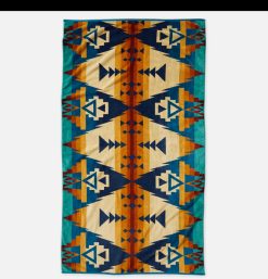 PENDLETON Maison | Jacquard Spa Towel Siskiyou Brown