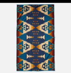 PENDLETON Maison | Jacquard Spa Towel Siskiyou Brown