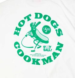 COOKMAN T-Shirts | Tee Shirt Hot Dog Hitter White