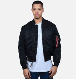 ALPHA INDUSTRIES Blousons & Manteaux | Bomber Ma-1 Flight Noir