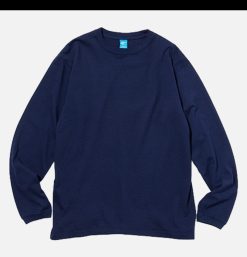 GOOD ON T-Shirts | Ls Crew Tee Np Navy