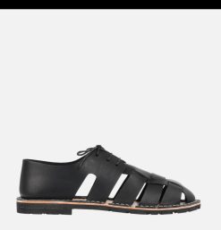 STEVE MONO Sandales | Artisanal Sandal Shoe Black