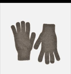 ROBERT MACKIE Gants Bonnets Echarpes | Gants En Laine Grey Mix