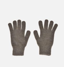 ROBERT MACKIE Gants Bonnets Echarpes | Gants En Laine Grey Mix