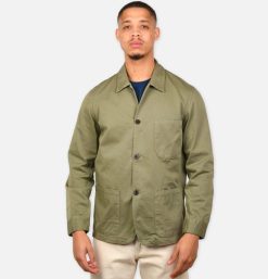 PORTUGUESE FLANNEL Blousons & Manteaux | Veste Labura Olive