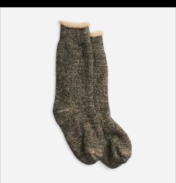 ROTOTO Chaussettes | Double Face Black Brown